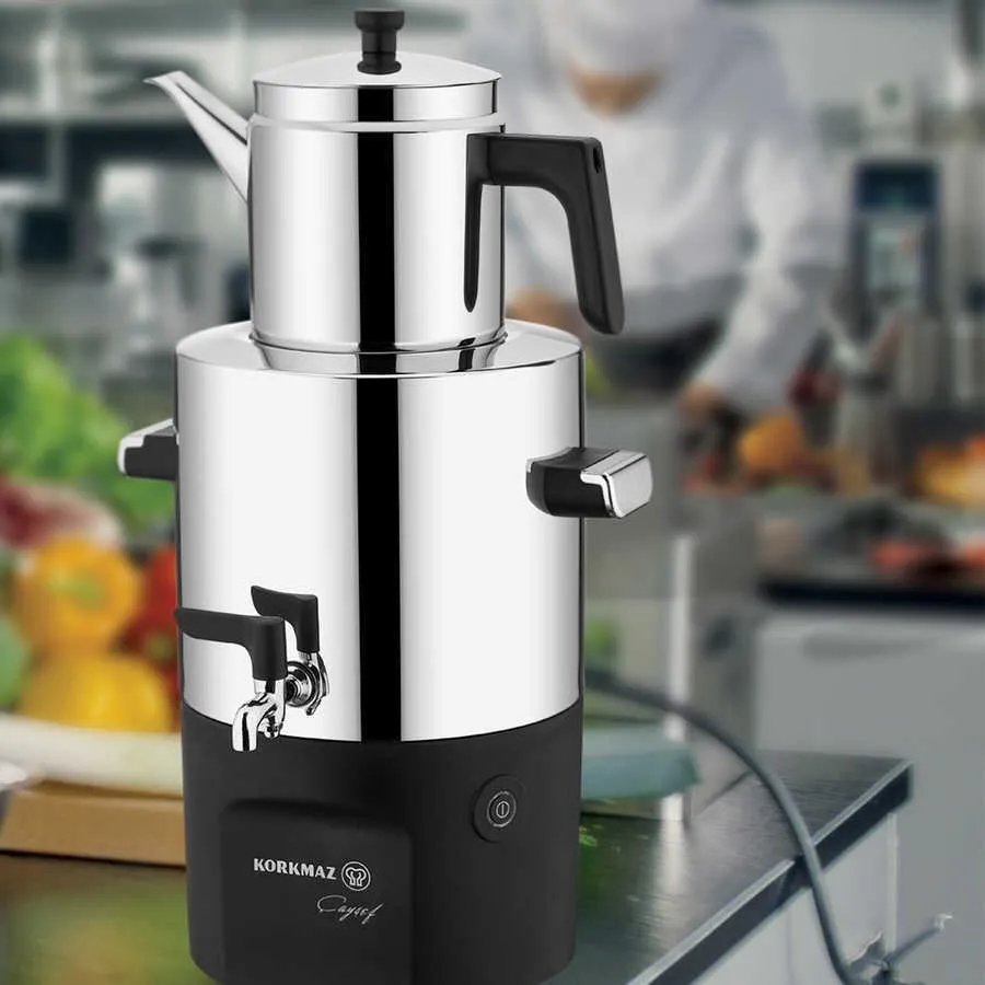 Semaver 3.7Lt - KORKMAZ ÇAYŞEF