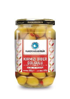 Yeşil Zeytin Biberli 400g - MARMARABIRLIK