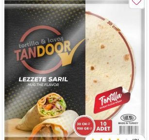 Tortilla-Lavaş 10x30cm